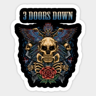 3 DOORS DOWN BAND Sticker